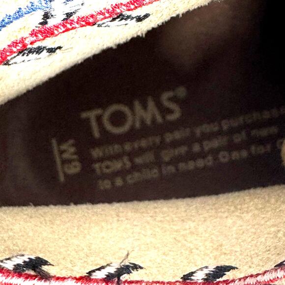 Toms Sand Alarco Desert Boots Boho Chukka Botas Aztec Lace Up - Picture 5 of 5